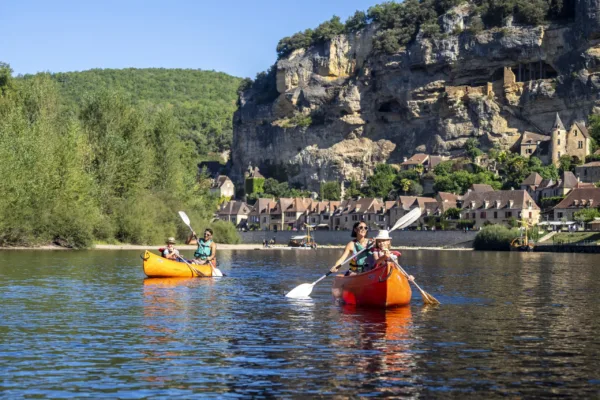 canoe camping Saint Cybranet perigord