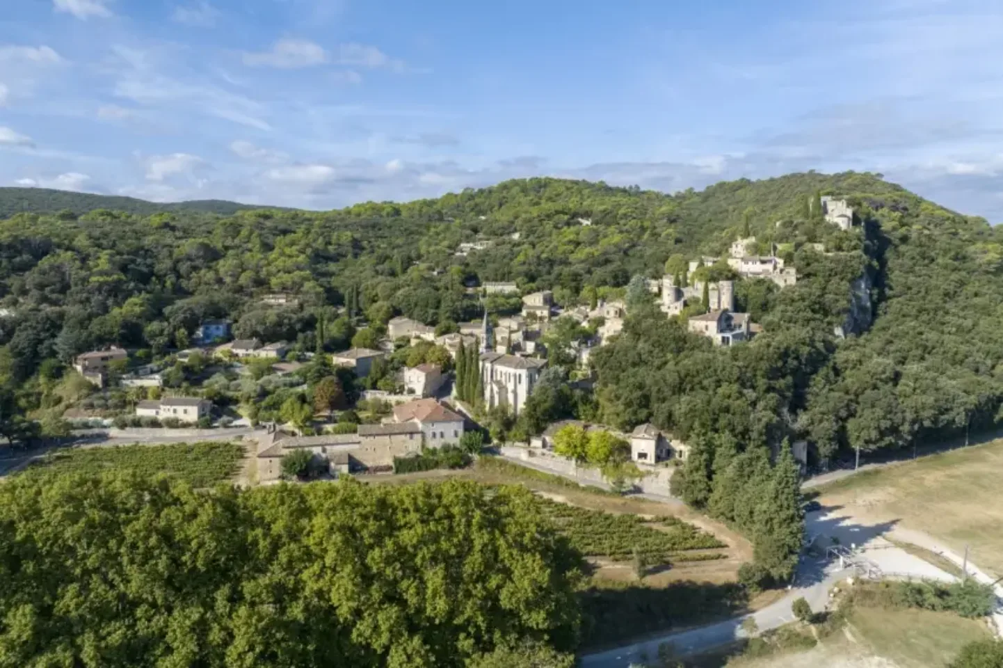 Vue panoramique village