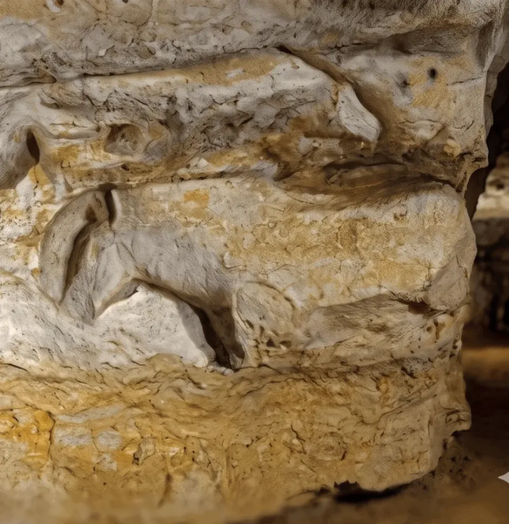 Cheval gravé dans l'abri du cap blanc