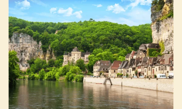 Village landscape in the Dordogne