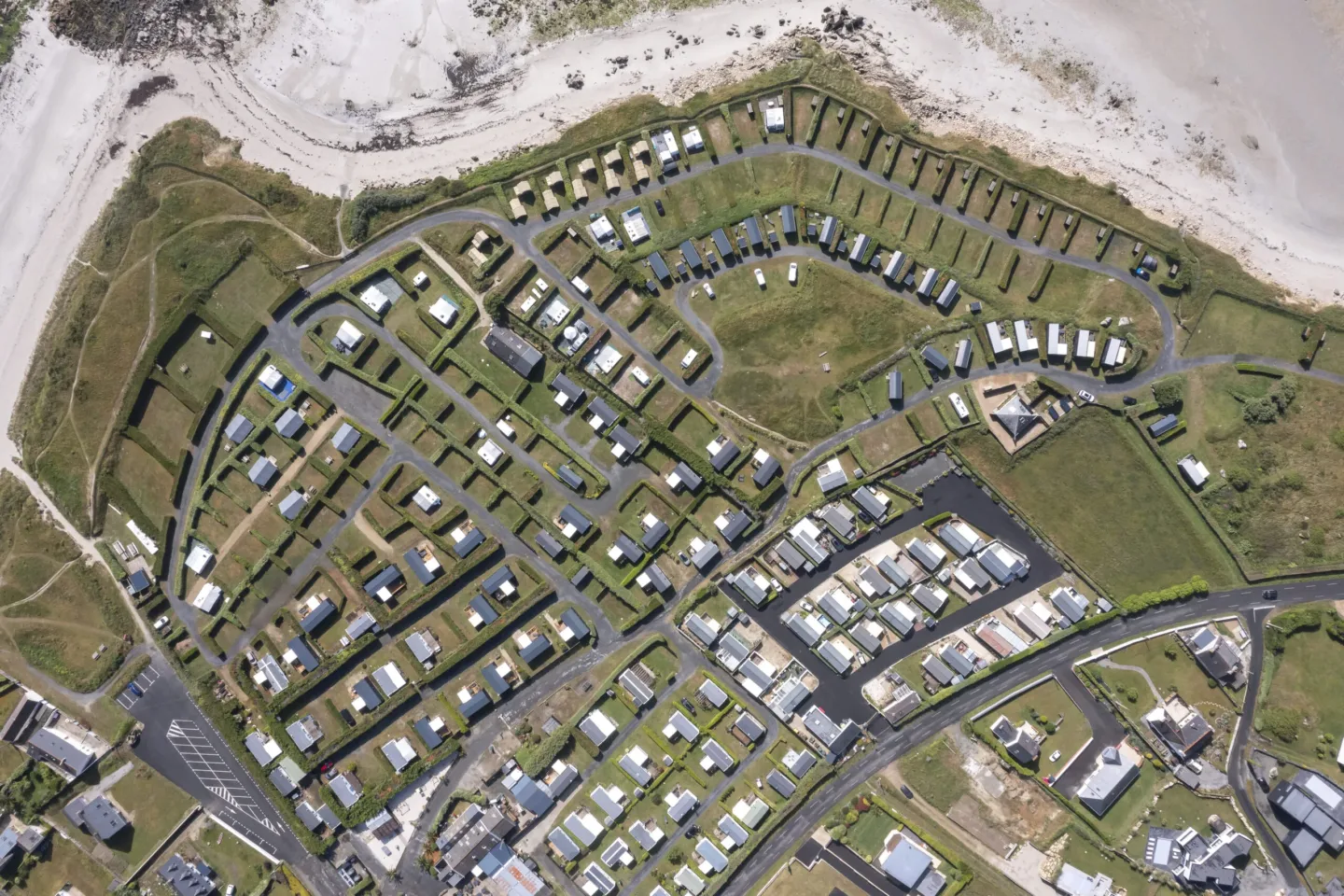 Aerial view of Finistère, Brittany