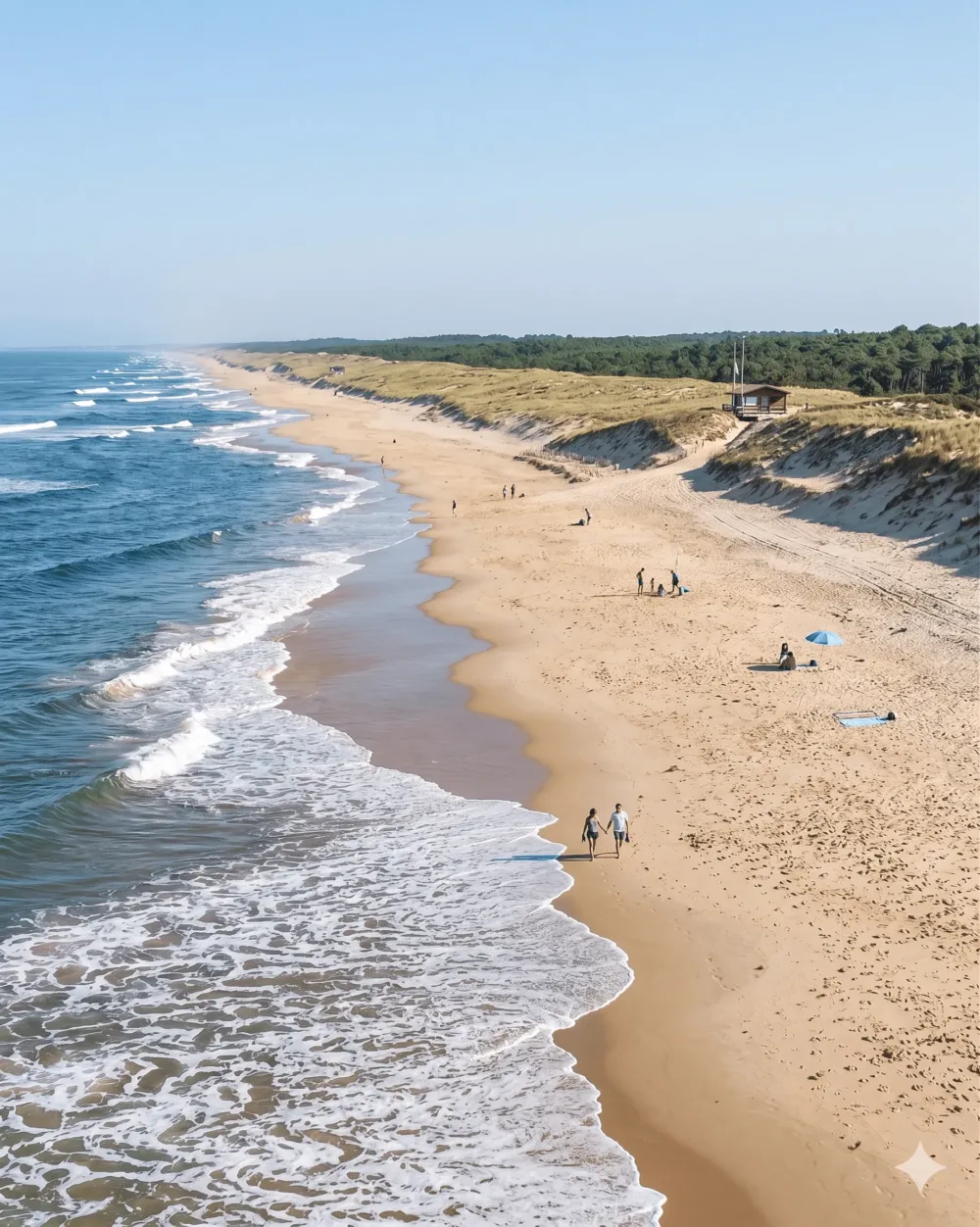 La playa de la Lette Blanche