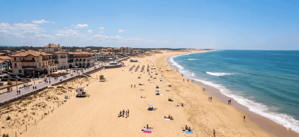La playa central de Hossegor
